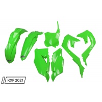 Plastic Kit OEM Color 20-23 for Kawasaki KXF 250 (2021-24) - KXF 450 (2019-23) - REPLICA PLASTICS - KAKIT227-999A - Ufo Plast