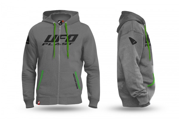 Grey Hodded sweatshirt - Sweatshirts - MG04543 - UFO Plast